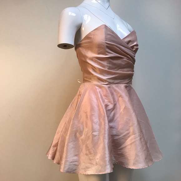 Princess Era Strapless Mini Dress Baby Pink main image 1